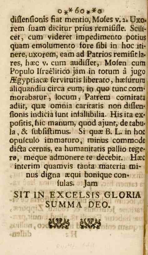 60 diflenfionis fiat mentio, Mofes v. 2» Uxo» rem fuam dicitur prius reraififle.