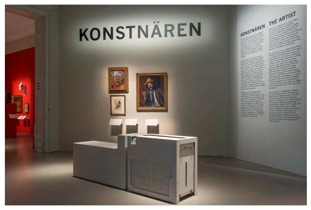 Foto: Anna Danielsson/Nationalmuseum. Nationalmuseums efterenhet är att det går att visa konstverk i utställningslokaler utan en central styrd klimatanläggning.