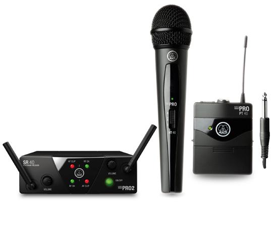 700-40102 WMS40 MINI Vocal Set Band ISM2 (864 375) MHz 960 kr AKG 700-40103 WMS40 MINI Vocal