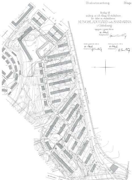 Uno Åhréns stadsplaner från 1936-1938 Topografi - stadsbild - kvarter Under början av 1930-talet introduceras nya, funktionalistiska ideal inom planeringen.