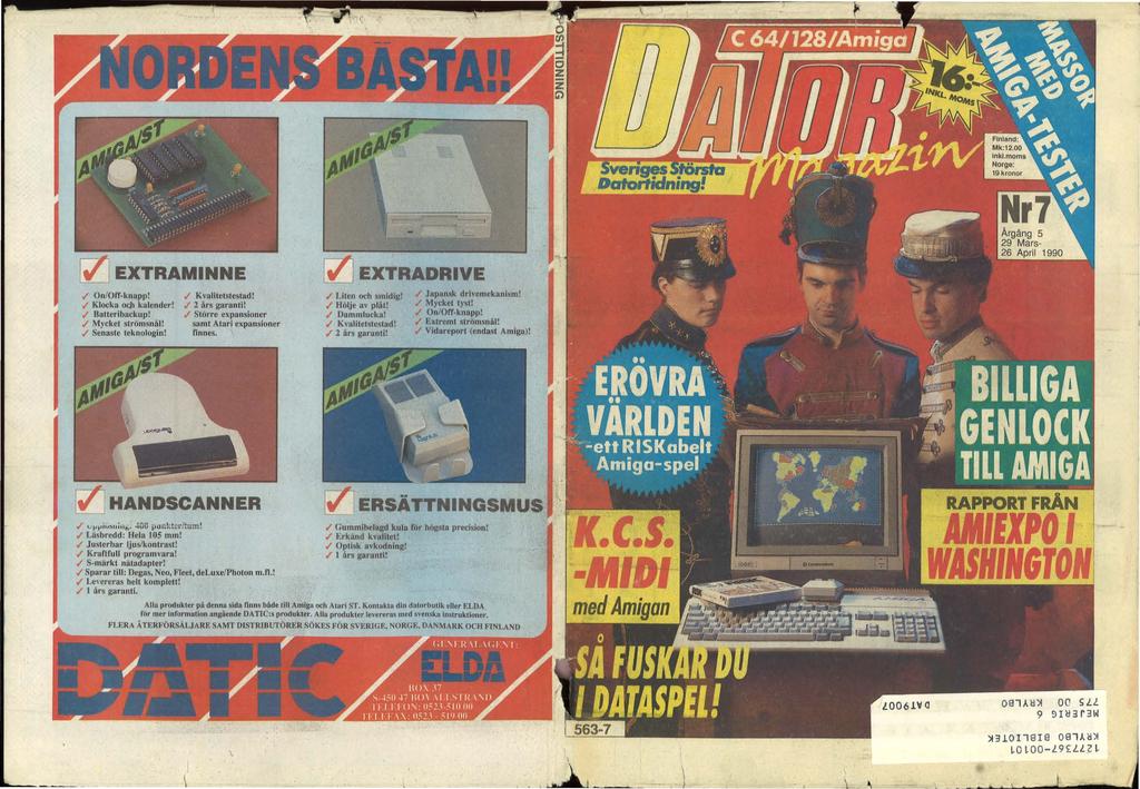 lzj EXTRAMNNE,/ On/Off-knapp!,/ Klocka o<:jt kalender!,/ Batteribackup!,/ Mycket strömsnål!,/ Senaste teknologin!. Kvalitetstestad!. 2 års garanti!. Större expansioner samt Atari expansioner finnes.
