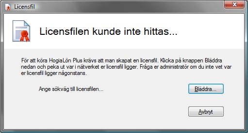 Licenshantering för löneadministratörer När administratören uppdaterat HogiaLön Plus, sparat ned licensfilen och registrerat alla databaser är allt redo för dig som löneadministratör att gå in och