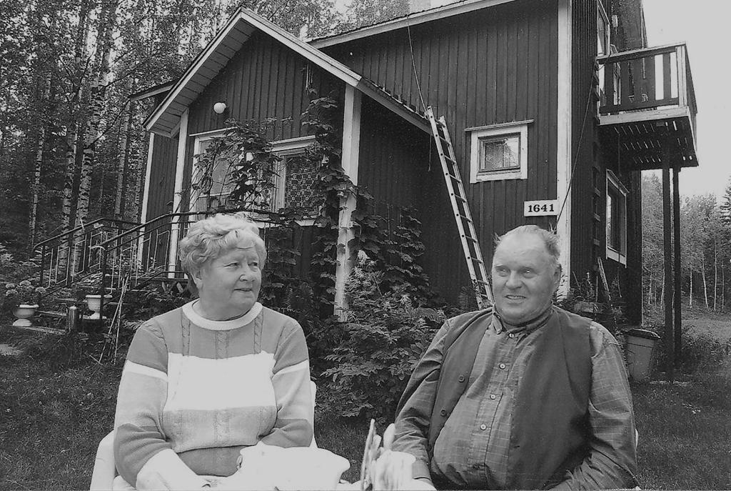 I Tervola Luppovaara är det sista hemmet för Ranta och hustrun. Bild Pauli Järvinen Tjugosex goda år fyllda med familje - liv samt arbetsfyllda dagar.