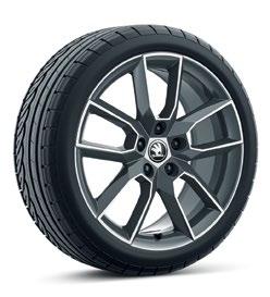 FÄLGAR 18" GEMINI silverfärgade lättmetallfälgar 18" GEMINI antracitgrå lättmetallfälgar 18" GEMINI svarta lättmetallfälgar 19" XTREME