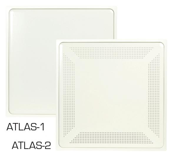 Tilluftsdon ATLAS-1 (RHOH) och ATLAS-2 (RHKH) + anslutningslåda ATTD ATLAS-1 och -2 är tysta, takmonterade spaltluftspridare för till- eller frånluft.