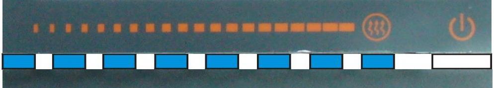 Nej. knapp beskrivning Fungera 1 LCD skärm 2 "Av / på" -knappen Slå på / av strömmen av regulator 3 "Tim. Knappen Värme " Slå på / av tidsuppvärmningsfunktionen 4 "Man.