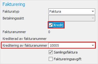 Fakturering Direktregistrera faktura Denna rutin använder du i de fall du ska fakturera kunder direkt utan en bakomliggande kundorder. Du kan skapa fakturaunderlag för debetfakturor.