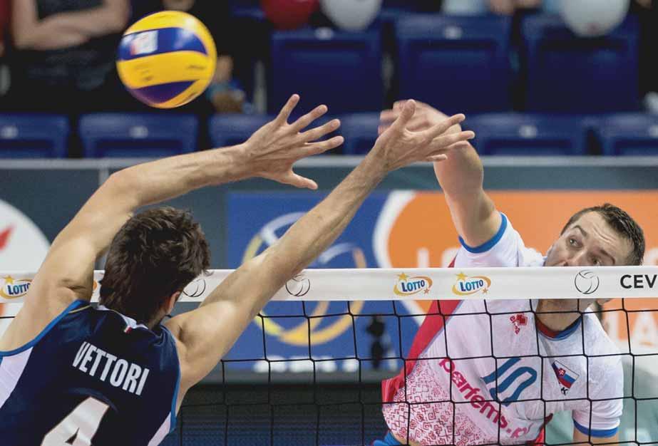 18 VOLEJBAL pondelok 28. 8. 2017 MAJSTROVSTVÁ EURÓPY VOLEJBALISTOV POĽSKO 24. AUGUSTA 3.