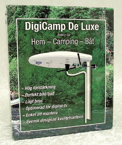 nr: 186 10 03 DigiCamp De Luxe Aktiv campingantenn 20 db E-nr: 60 752 64 Teknisk specifikation Art.