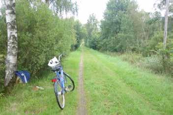 Cykeltur på banvall En fin sensommardag lastade jag cykeln i bilen och körde till Hörby. Jag hade bestämt mej för att cykla på banvallen mellan Hörby - Tollarp. Tågen slutade gå där 1961.
