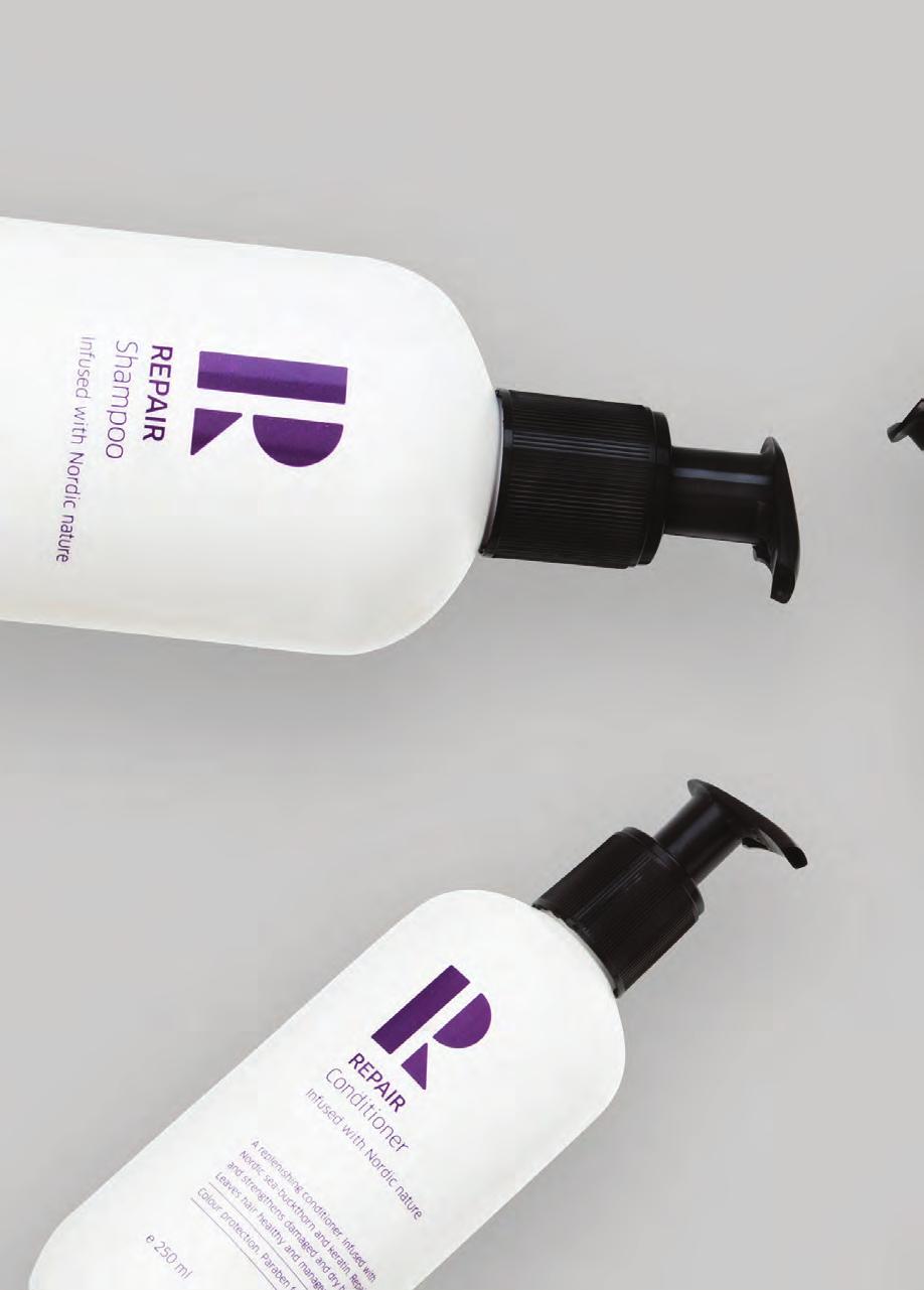 Shampoo Skyddar och bygger upp torrt och slitet hår. Gör håret fylligt och lätt att forma. Med keratin och nordisk havtorn.