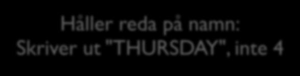 setdayofweek(day day) { } setdayofweek(day.tuesday); System.out.