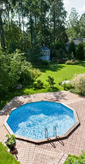 Poolbyggare HEMMAFIXARE Gardenpool * Ø 3,90 m från 57 285:- Enkelt montage, perfekt för självbyggaren Folkpool Garden är en smidig och lättbyggd pool som tack vare sin starka konstruktion kan