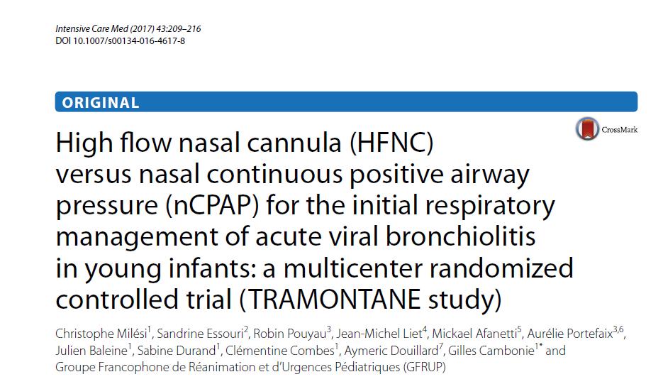 Purpose: We performed a multicenter, randomized, noninferiority trial of HFNC compared