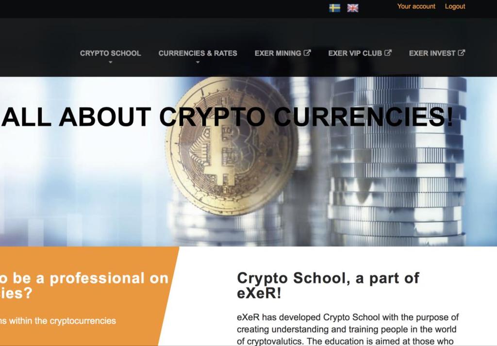 exer Crypto School Crypto School Utbildningspaket!