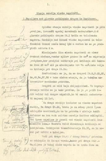 arhiva Maribor Maribor 1528-1941, AŠ 520, arhiv Pokrajinskega arhiva Maribor Ob koncu leta 1924 se je Mestno električno podjetje angažiralo pri nadaljevanju elektrifikacije mesta in njegove okolice.