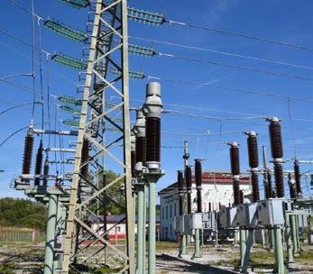 Slika 34: RTP Rače, arhiv družbe Elektro Maribor Od leta 1975 do 1990 je Elektro Maribor intenzivno izvajal postopne prehode 10 kv omrežja na 20 kv napetost, ukinjanje transformacije 35/10 kv in 35