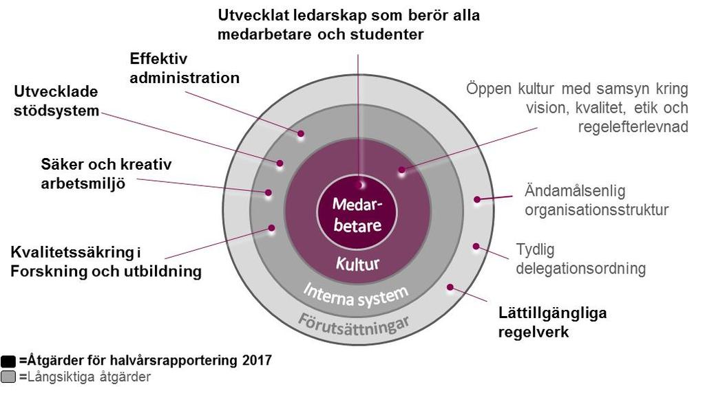 Karolinska Institutet Uppföljning av åtgärdsplanen 5 (16) Samordningsgruppen första uppgift var att göra en syntes av åtgärdsplanen där rekommendationer som delvis var dubblerade i de båda