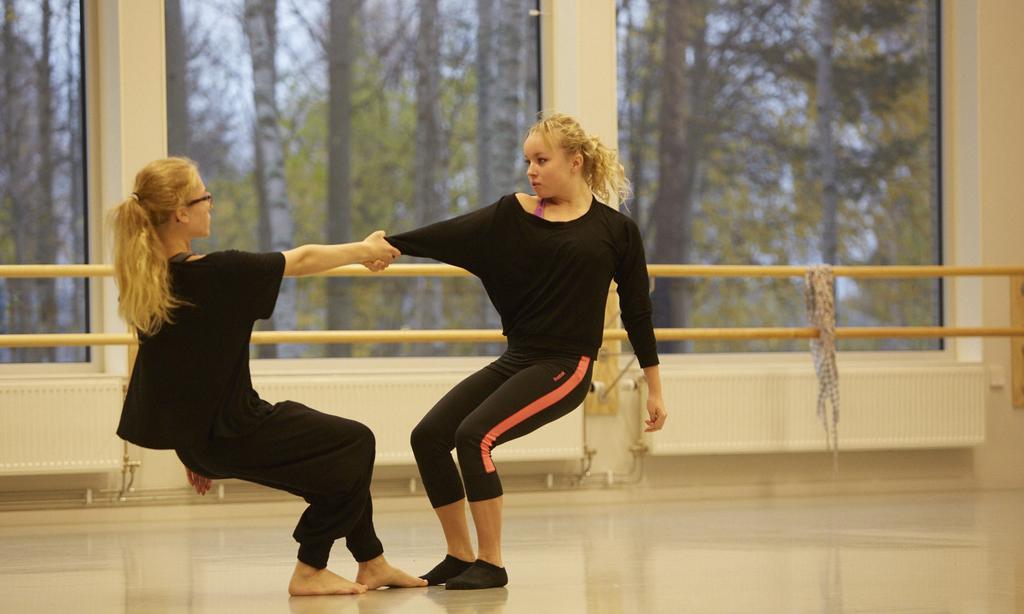 identitet. Lågstadieelever från Västerholms friskola dansar. B Workshop i klassisk balett En workshop i klassisk balett på elementär nivå med utgångspunkt i balettundervisning för gymnasieelever.