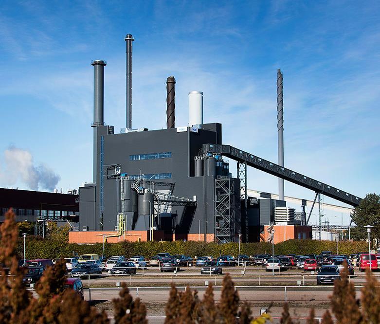 SAPPI Ltd Gerknäs Pappersbruk i Lojo Biobränsle har använts i K2 BFBpanna (39,3 MW bränsle) och i K5 CFB-panna
