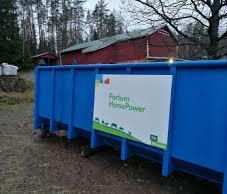 Fortum HorsePower Fortum HorsePower, en tjänst för att underlätta stallägarens vardag Finland 2015 Sverige 2017 4 000 hästar som levererar bränsle Hästgödsel är numera klassificerat som