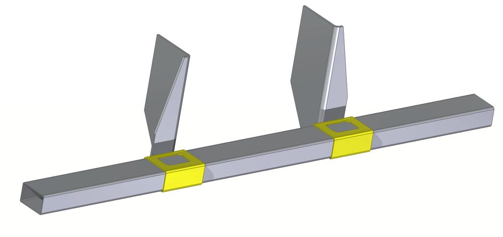 visar att den optimala flänsbredden är 27,5 mm. Detta ger en godstjocklek på 7,4 mm som i sin tur ger en viktbesparingen på 0,6 kg. Figur 48: Figuren visar hur effektiv olika flänstjocklekar är.