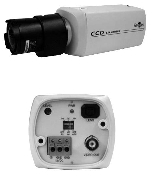 KAAMERAD STC-1000 Must-valge kaamera CCD maatriks 1/3 Sony SuperHAD Eraldusvõime 570 TVL Tundlikkus 0,08 lx/f1.