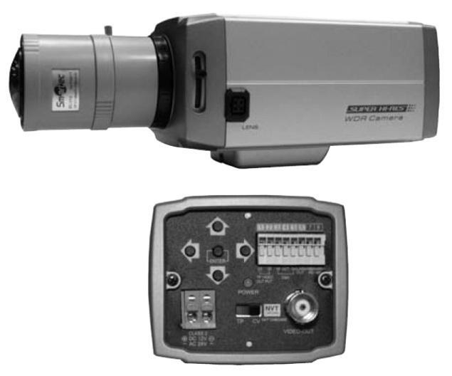 KAAMERAD STC-3003 kaamera päev/öö laiendatud dünaamiline diapasooniga CCD-maatriks 1/3" Sony Double Scan Laiendatud dünaamiline diapasoon (WDR) Eraldusvõime 470 TVL (värv) / 510 TVL (m/v)