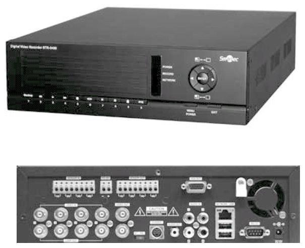 VIDEOREGISTRAATORID STR-0485 4-kanaline videoregistraator Pakkimisalgoritm MPEG-4 Kompaktne korpus Sisseehitatud HDD, 1 lisa HDD paigaldamise võimalus Salvestamise kiirus kuni 100 pilti/s