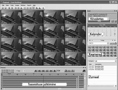 VIDEOREGISTRAATORID Tarkvara VMS Kaugadministreerimise tarkvara STR-1693 jaoks Kaks versiooni: VMS-Lite (komplektis) ja VMS-Pro (valikuline) Jooksva video kaugmonitooring 16 videoregistraatorist