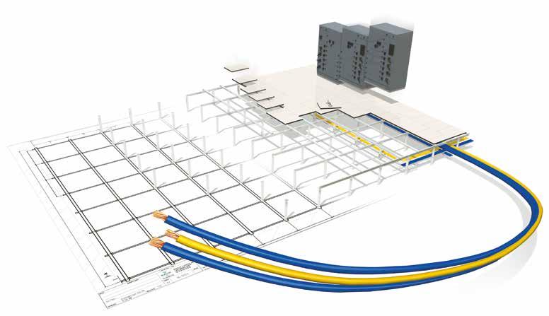 Iso Floor Installationsgolv för optimal tillgänglighet av el- och VVS-installationer i tex elektriska driftrum, telestationer och