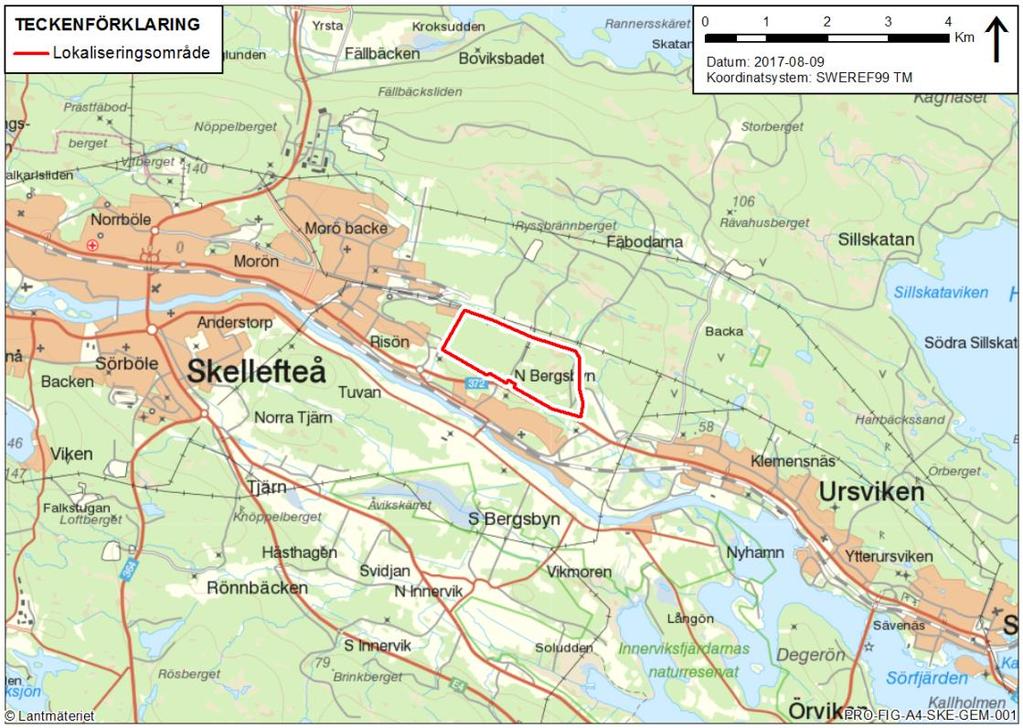 SAMMANFATTNING INLEDNING Bakgrund Skellefteå kommun upprättar detaljplan för ett industriområde.