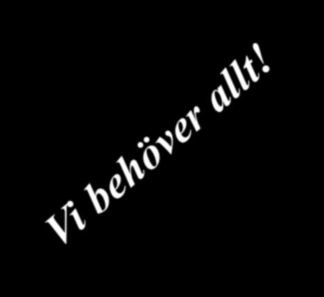 Begränsa den globala temperaturökningen med 2ºC: 50 till 85% minskning av globala CO2 utsläpp till år 2050 Minskad energianvändning - Befolkning - Teknik - Välstånd och livsstil - Effektivisering