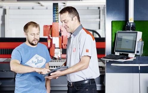 SERVICE + SUPPORT 5 Behov och lösningar Bystronic erbjuder ett omfattande utbud av tjänster. Med oss som teknik- och servicepartner kan du koncentrera dig på det som räknas: ditt företag.