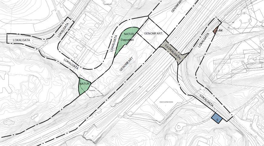 NATUR- OCH BYGGNADSFÖRVALTNINGEN SIDA 2 (5) korsning med Hälsovägen och möjliggöra att denna korsning byggs om för att prioritera kollektivtrafik och oskyddade trafikanter.