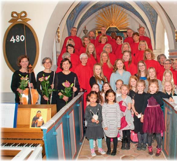 17 Frillestads kyrka På långfredagens kväll blandas stilla körsång och orgelmusik