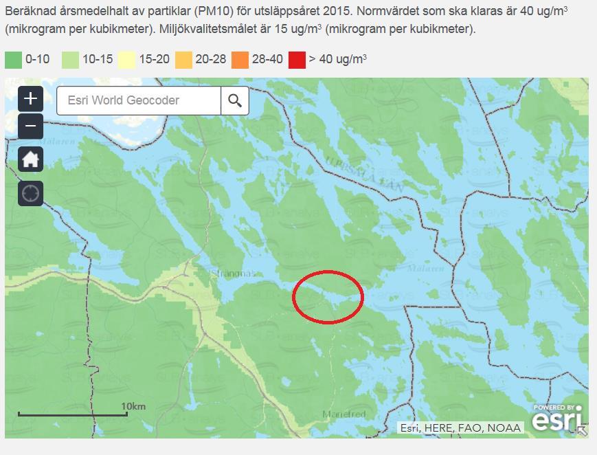 MKB FÖP Stallarholmen Bilaga 8:107 inom planområdet, som bedöms vara låga.