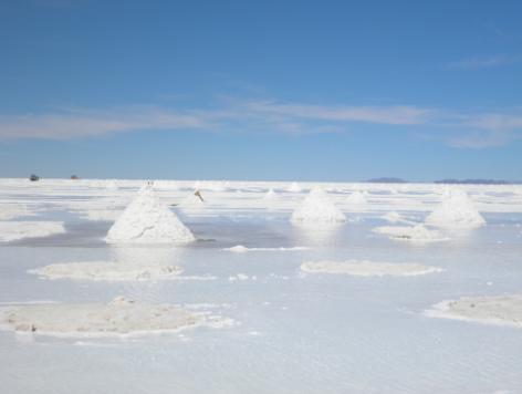 Likt ett fantasilandskap breder högplatån ut sig på ca 3600 meters höjd och ser ut som en isbeklädd vintersjö. Vi utforskar det enorma vita saltlandskapet genom en jeeptur.