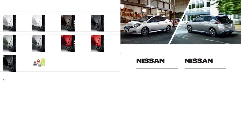 LÄGG TILL NISSAN ORIGINALTILLBEHÖR SKYDD UTVÄNDIGT Pearl White (QAB) KE788-5SH1B White (326) KE788-5SH0A Chestnut Bronze (CAN) KE788-5SH0B Dark Metal Grey (KAD) KE788-5SH0C Spring Cloud (KBR)