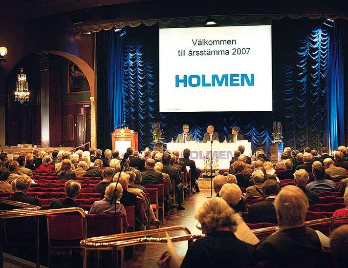 Bolagsstyrningsrapport 2007 Inledning Stockholmsbörsen införde 2005 Svensk kod för bolagsstyrning (Koden) i sina regler för noterade bolag.