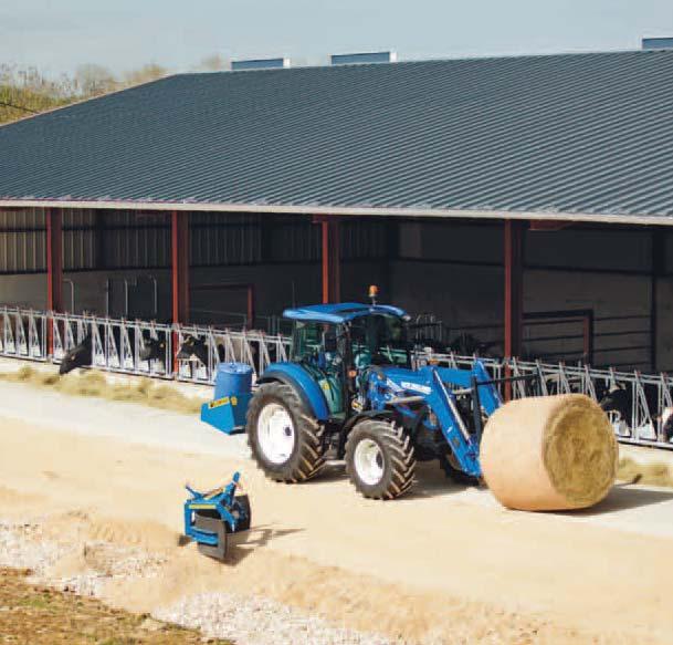 12 13 FRONTLYFT OCH FRONTLASTARE ÖKA DIN OCH DIN TRAKTORS MÅNGSIDIGHET MED FRONTLYFT OCH FRONTLASTARE New Holland vet att genomtänkt integration är mycket bättre än snabbt tillagda funktioner.