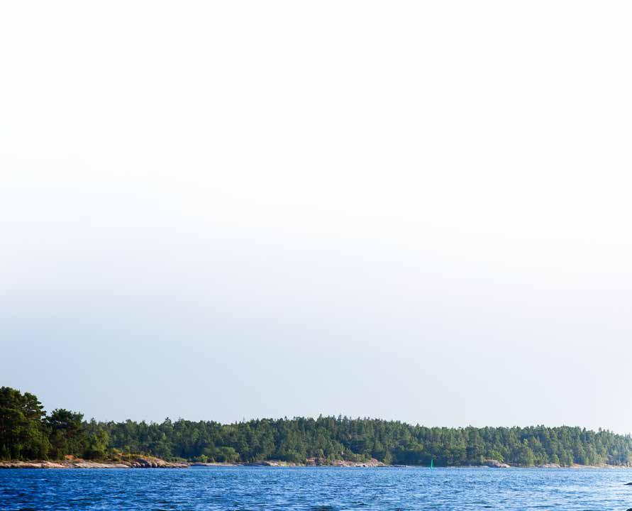 TRE SKÄRGÅRDAR Three archipelagos Skärgården tänk dig båtliv, sol, bad, glass, fiske.