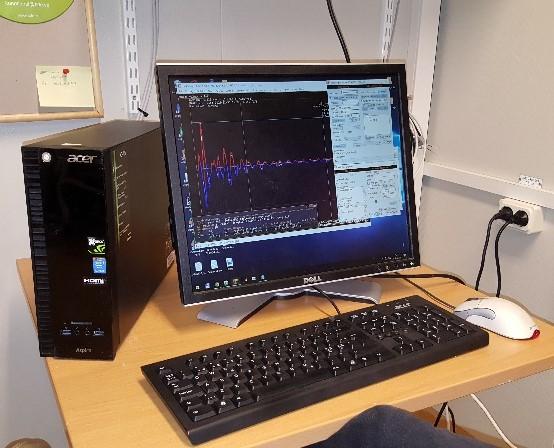 Installationen inbegrep även kamera för övervakning och IRsensor för temperaturmätning.