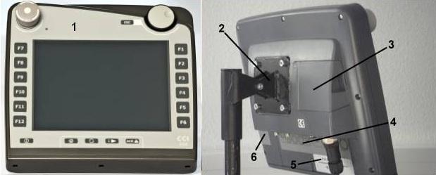 Pos: 5 /CC-Isobus/Aufbau @ 9\mod_1287407034989_6.doc @ 148549 @ @ 1 ISOBUS-terminal CCI 100/200 Uppbyggnad och funktion 4 Uppbyggnad och funktion 4.