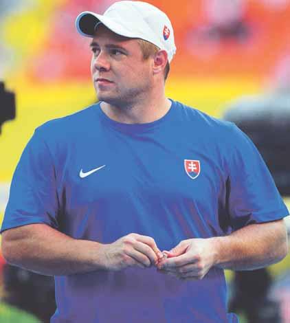 Po úspešnej sobotnej kvalifikácii bude nitriansky kladivár Marcel Lomnický bojovať dnes od 18.30 h SELČ o medailu.