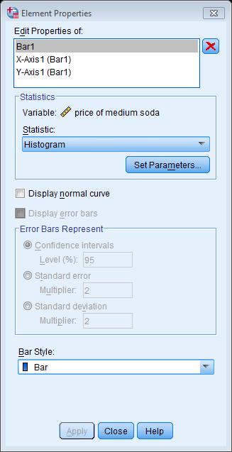 I Chart builder välj histogram nere till vänster. 4. I mittersta nedre fältet välj simple histogram (Den första ikonen) 5.