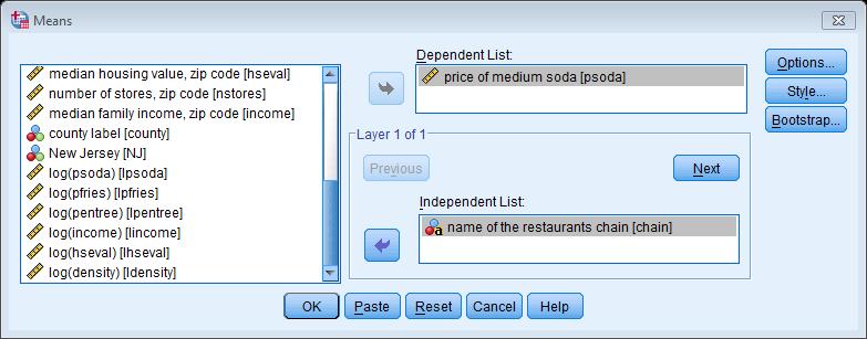 ANOVA test. I ett ANOVA test jämförs medelvärden från olika populationer.