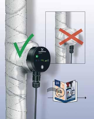 4.4 Isolering av pumphus TM04 2524 2608 Fig. 5 Isolering av pumphus Anm. Begränsar värmeförlusten från pumphus och rörnät.