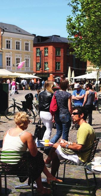 7 Syftet med TRAST Staden har en roll som administrativt, kommersiellt och kulturellt centrum. Foto: Malmö stad, Oscar Falck.