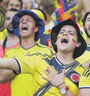 .. Dcérka, predaj dom a príď za nami, postúpili sme do osemfinále, objavilo sa na štadióne Maracana po víťazstve Kolumbie nad Uruguajom. Ten transparent vyjadril všetko.
